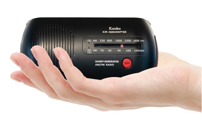 ケンコー、日常も災害時も役立つ「多機能防災ラジオ KR-020AWFSE