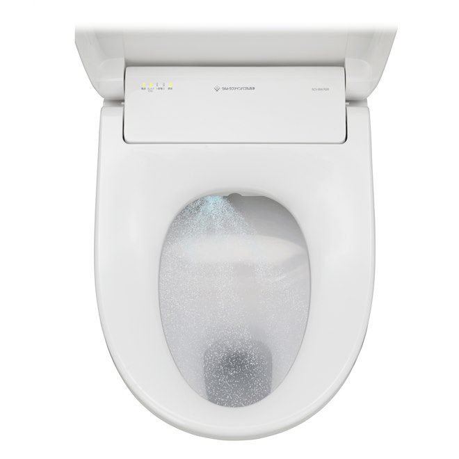 東芝、ふた自動開閉の検知距離を調整できるウルトラファインバブル発生