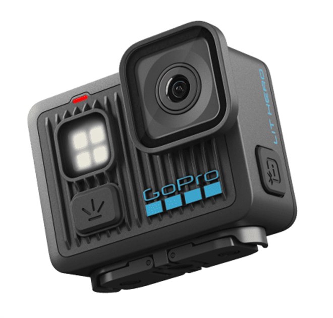 GoPro - GoPro アクションカメラ GoPro、LEDライト内蔵の4K対応アクションカメラ「LIT HERO