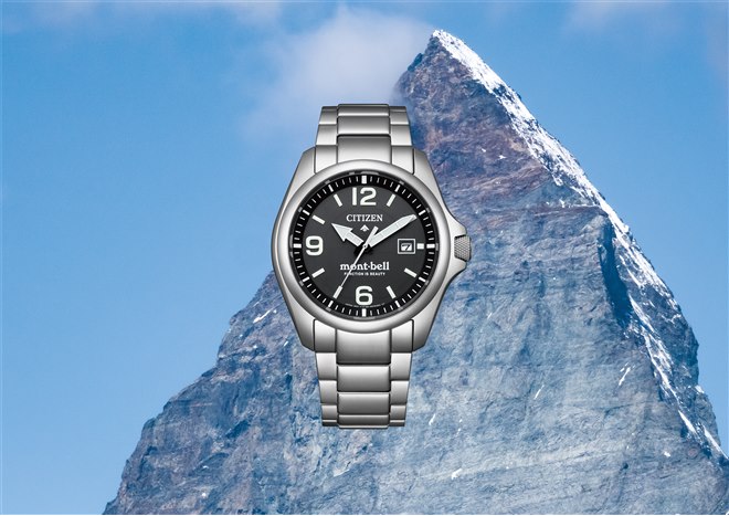 新同 未使用 CITIZEN mont-bell Limited Edition シチズン、mont-bellとのコラボでタフさと実用性を兼ね備えた