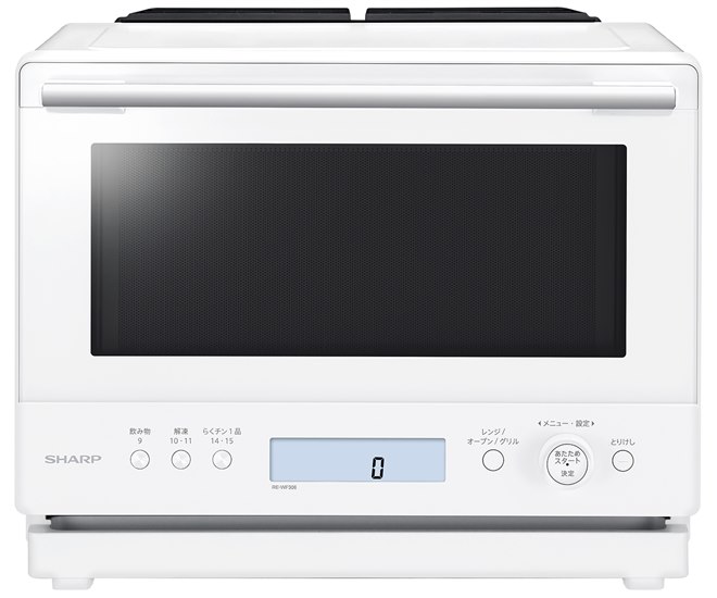 シャープ、110の自動メニューを搭載した過熱水蒸気オーブンレンジ「RE