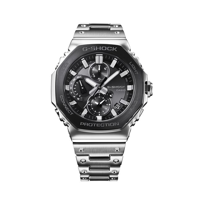 カシオ、初代G-SHOCKをブラックベゼルのモノトーンスタイルに仕上げた