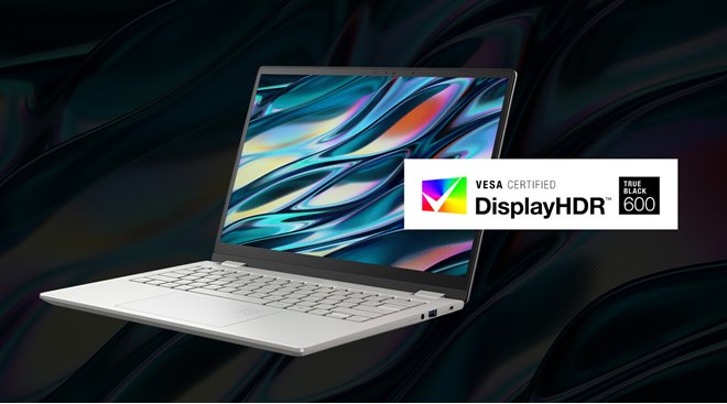 エイサー、厚さ9.3mm、重さ約960gの14型2.8KモバイルノートPC「Swift