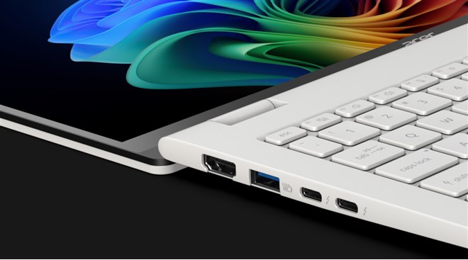 エイサー、厚さ9.3mm、重さ約960gの14型2.8KモバイルノートPC「Swift