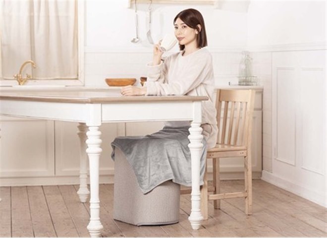 ライソン、低消費電力になった足元パネルヒーター「巻くコタツ 足暖