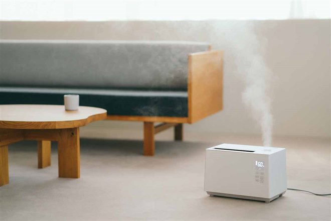 シロカ、衛生面や省エネ性能を高めたハイブリッド加湿器「加熱超音波式