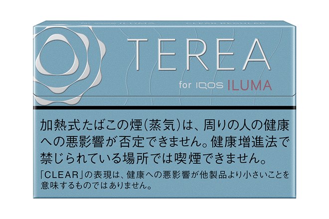IQOSタバコスティック「テリア」の新作「クリア レギュラー」を
