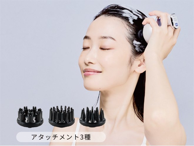 ドクターエア、1日5分のケアで頭皮のこわばり解消が期待できる「EMS