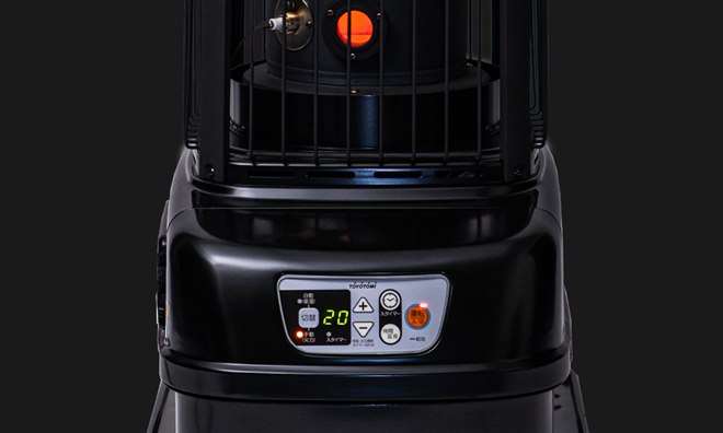 トヨトミ、コンクリート造64畳の高火力で半屋外暖房にも適した大型石油