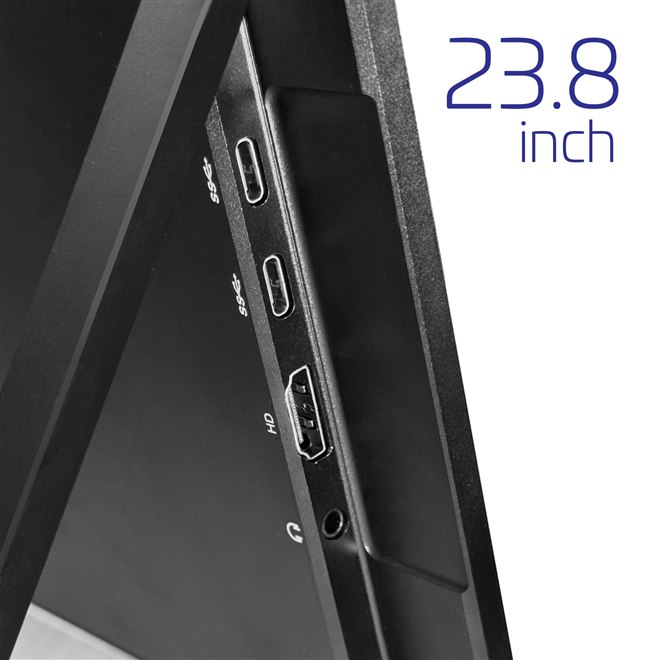 ユニーク、15.6型/21.5型/23.8型ワイヤレスモニターと15.6型デュアル