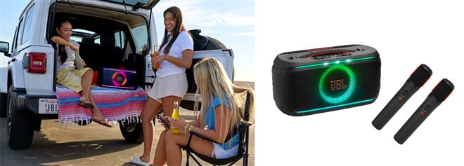 JBL、マイク付属でカラオケも楽しめるパーティースピーカー「PartyBox