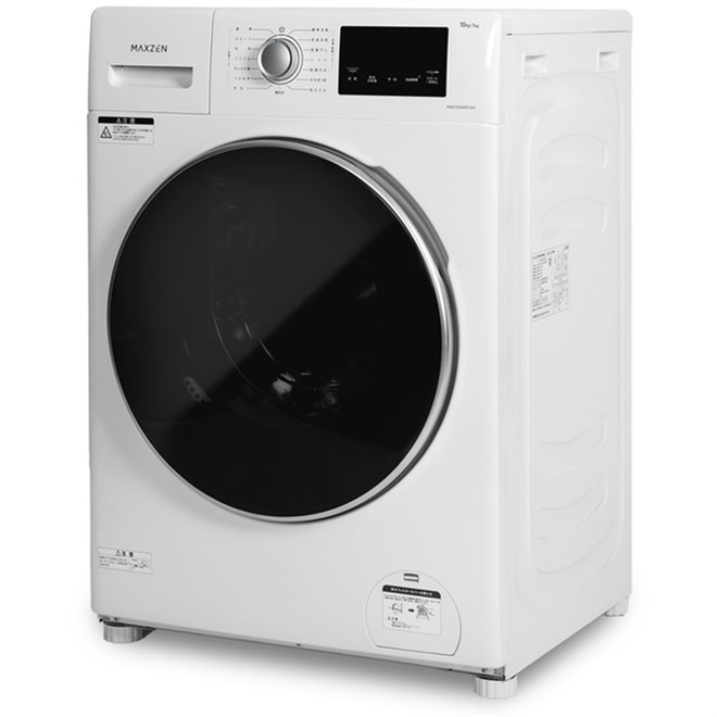 MAXZEN、乾燥フィルターレス設計や温水を採用したドラム式洗濯乾燥機2