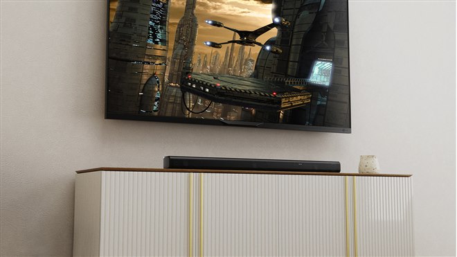 JBL、サブウーハー内蔵の3.1chサウンドバー「CINEMA SB580 ALL