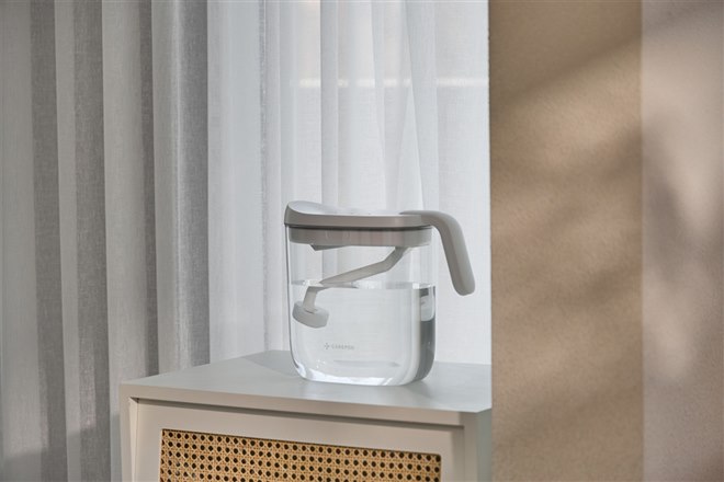 Carepod、衛生管理がしやすく手入れも簡単な透明タンクの加湿器