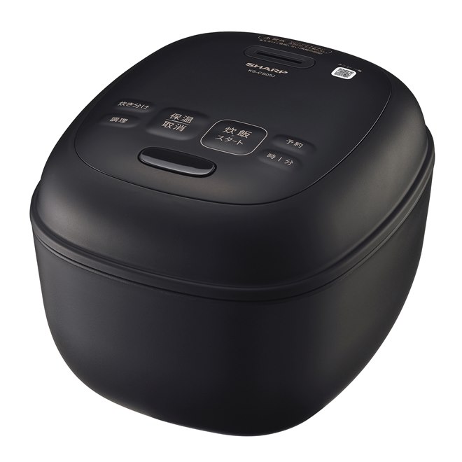 シャープ、丸みを帯びた新デザインのマイコンジャー炊飯器3合炊き
