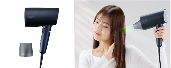 テスコム、ヘアカラーの退色を抑える「マイナスイオンドライヤー