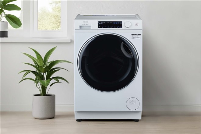 ヤマダ、ヒートポンプを採用した洗濯12kg/乾燥6kgのドラム式洗濯乾燥機