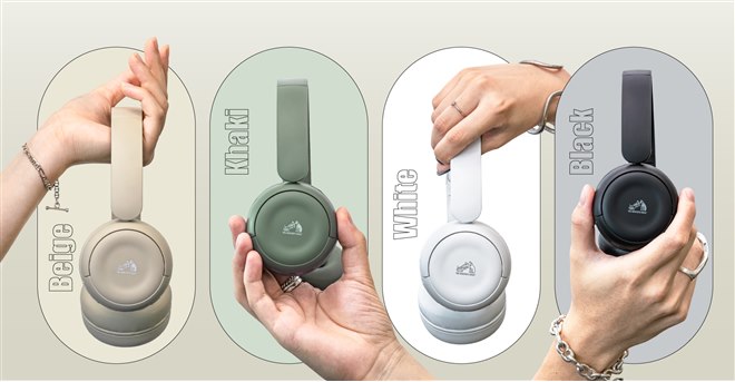 ビクター、スモーキーカラーのミニマルなワイヤレスヘッドホン「HA