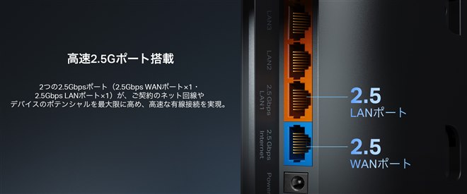 TP-Link、2.5ギガビットWAN/LAN対応のWi-Fi 7ルーター「Archer BE260