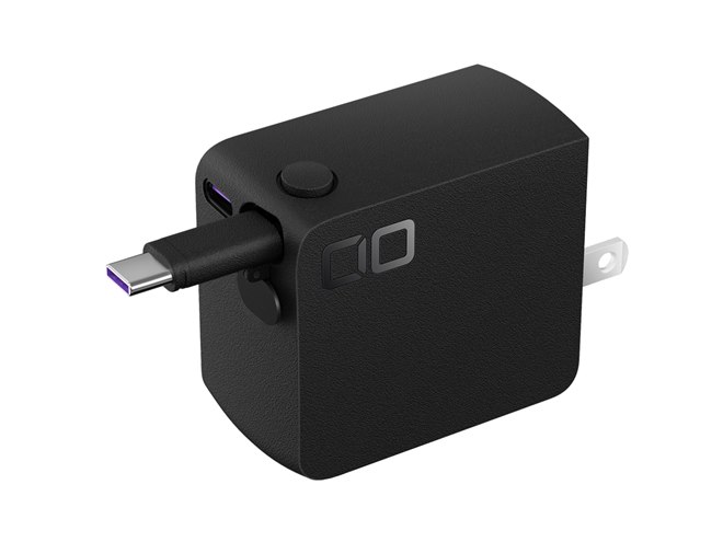 CIO、USB Type-Cコードリール一体型急速充電器「NovaPort DUOII 45W2C