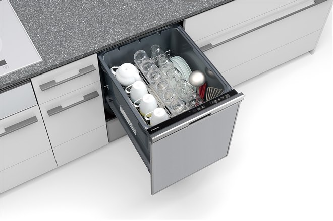 パナソニック、予洗い不要で最短約15分で洗浄するビルトイン食洗器「A1