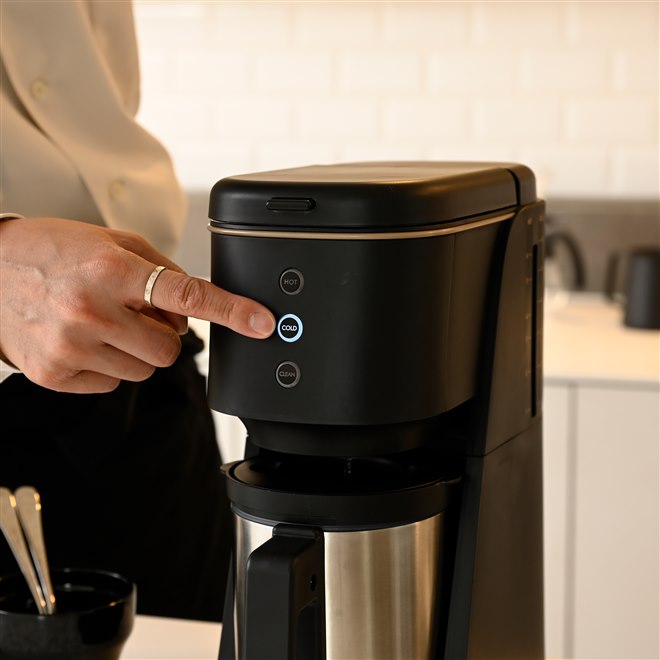 山善、水出しコーヒー120mLを約2.5分で抽出できる「ハイブリッド