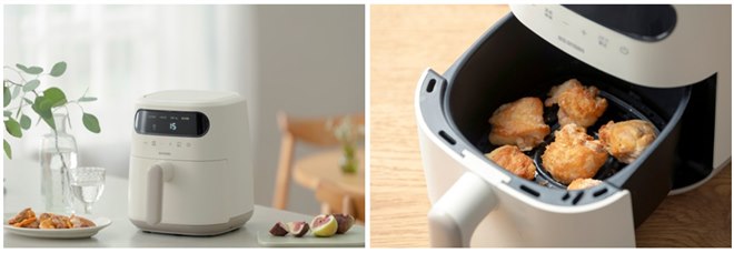 アイリスオーヤマ、油なしで揚げ・焼き・デザートが作れる「過熱水蒸気
