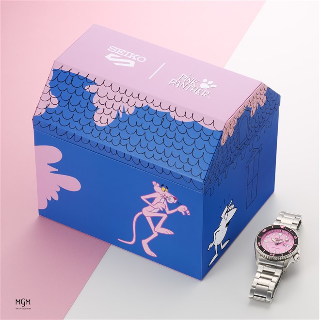 セイコー、ピンクパンサーとコラボした限定ウォッチ「SBSA321」 - 価格.com