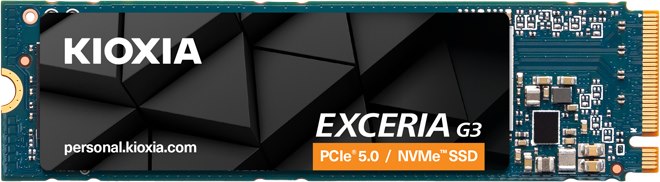 キオクシア、シーケンシャルリード最大14900MB/sの「EXCERIA PRO G2