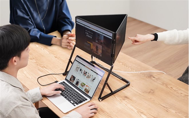 サンコー、ケーブル1本で3画面を拡張できる「映像出力がないUSBでも4