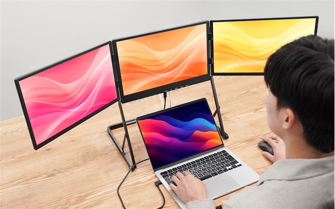 サンコー、ケーブル1本で3画面を拡張できる「映像出力がないUSBでも4