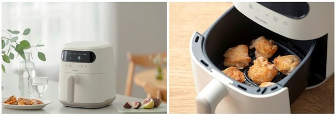 新品 IRIS OHYAMA 過熱水蒸気エアフライヤー ノンフライヤー スチームモード」でジューシーに!? アイリスオーヤマ「過熱水蒸気エア