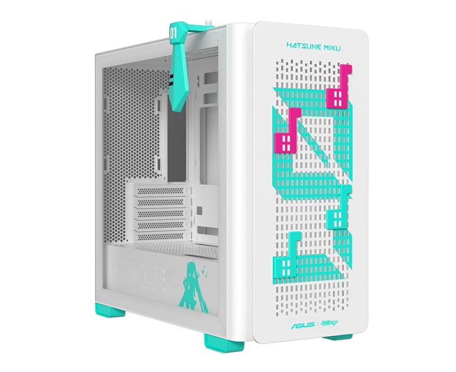 ASUS、初音ミクとコラボしたPCケース「A23 Hatsune Miku Edition