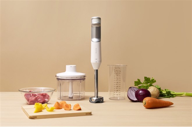 貝印、ハイパワーで手首が疲れにくい「SELECT100 コードレスブレンダー