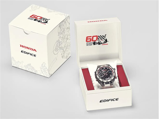 カシオ、Honda F1初優勝60周年記念の「EDIFICE」発売 RA272のデザイン