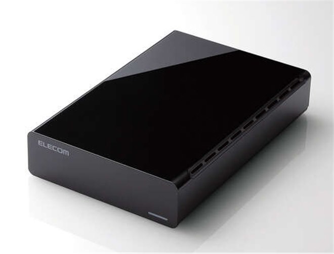 エレコム、2番組同時録画に対応したテレビ・レコーダー向けHDDの8TB 