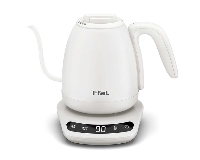 ティファール、温度を設定できる電気ケトル「カフェ ロック