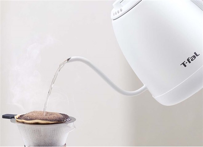 ティファール、温度を設定できる電気ケトル「カフェ ロック