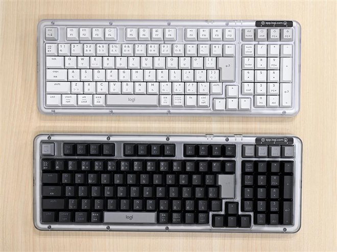 ロジクール、ガスケットマウント構造を採用したワイヤレスメカニカル