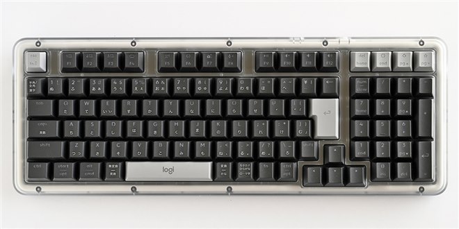 ロジクール、ガスケットマウント構造を採用したワイヤレスメカニカル