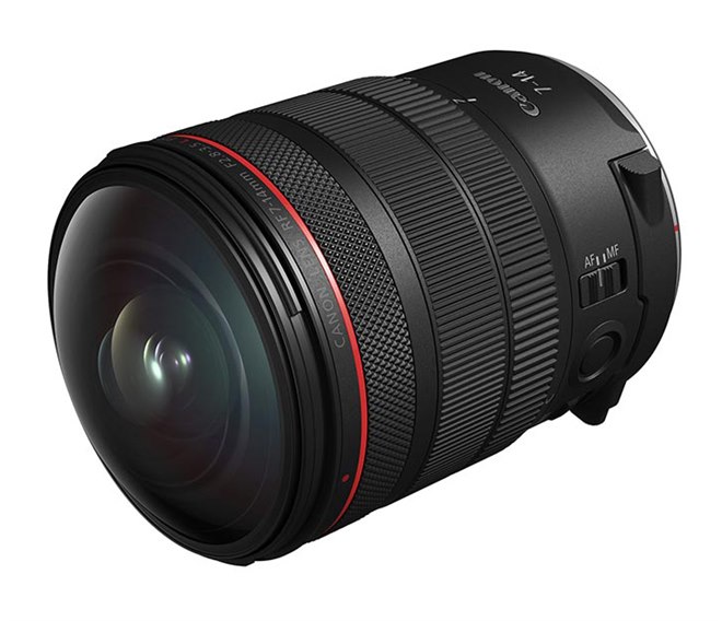 キヤノン、全周190度をカバーする魚眼レンズ「RF7-14mm F2.8-3.5 L