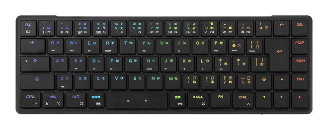 Mistel AIRONE Pro キーボード 日本語配列 Mistel、65％レイアウトの薄型メカニカルキーボード「AirOne Pro