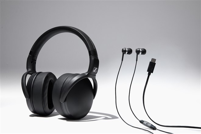ゼンハイザー、USB-C接続対応のイヤホン「CX 80U」とヘッドホン「HD