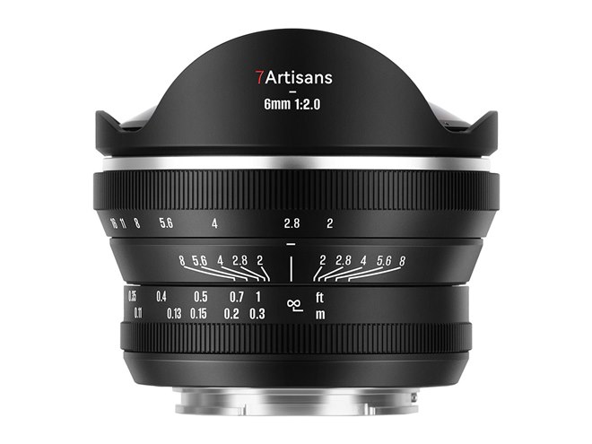 七工匠、APS-Cセンサー対応の魚眼レンズ「7Artisans 6mm F2 FISH-EYE