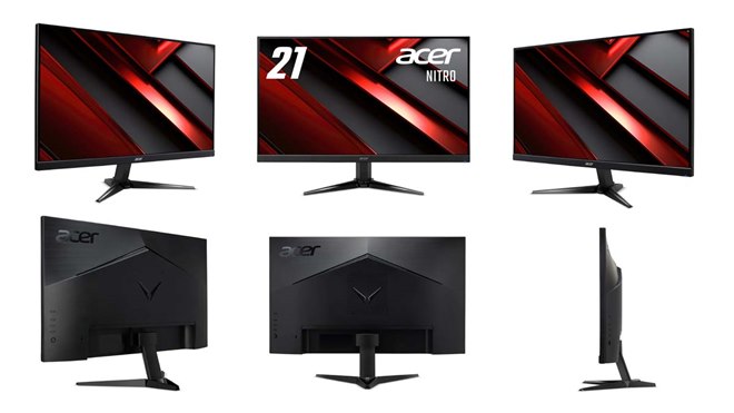 エイサー、27型WQHD144Hzと21.5型フルHD120Hzのゲーミングモニター