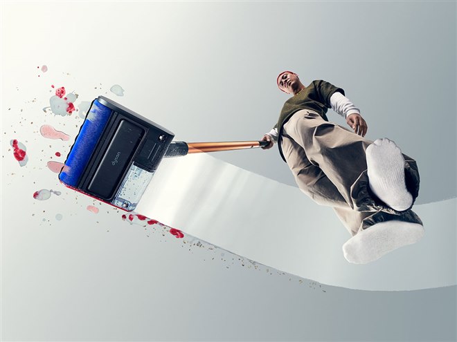 ダイソン、スリムでコンパクトな水拭きクリーナー「Dyson PencilWash