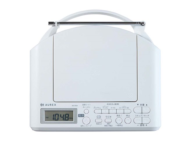 東芝、「声くっきり機能」を新搭載したコンパクトなCDラジオ「AX-CR30