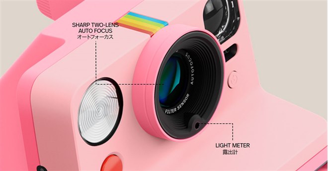 ポラロイド、「Polaroid Now Generation 3」に新色ピンクとティールを