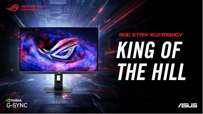 ASUS、G-SYNC Pulsar搭載で360Hz対応の27型QHDゲーミングモニター「ROG