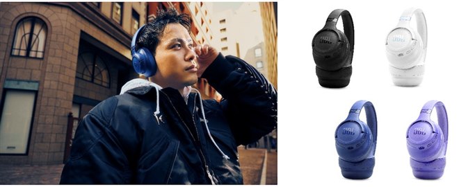 JBL、独自の空間サウンドに対応したワイヤレスノイキャンヘッドホン